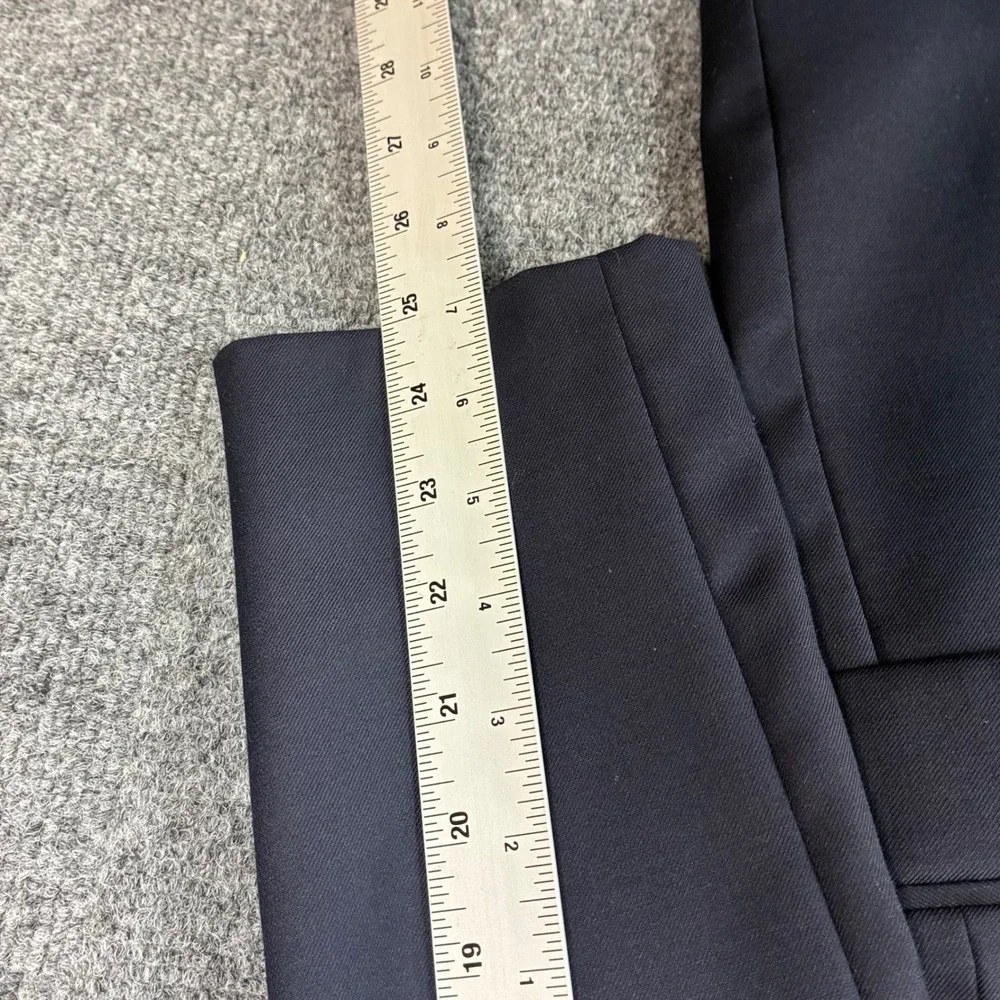 Lauren Ralph Lauren Mens Navy Blue Wool Blend Blazer Gold Crest Buttons 46L